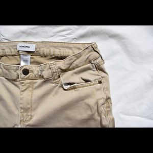 Sonoma Petite Khaki Jean